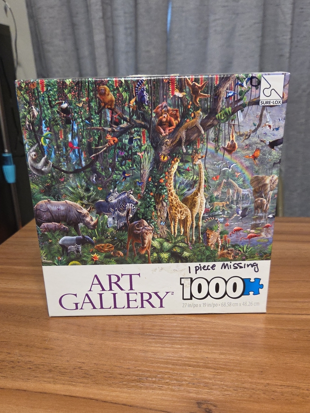 Art Gallery 1000-Piece Jungle Animal Puzzle - Multicolor
